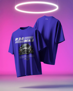 R34 vs MK4 Oversized T-shirt