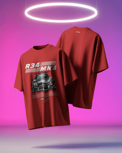 R34 vs MK4 Oversized T-shirt